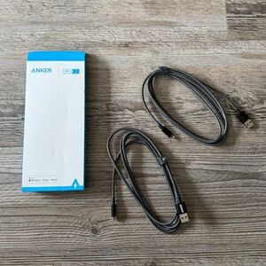 New 2 Anker USB Lightning Cables